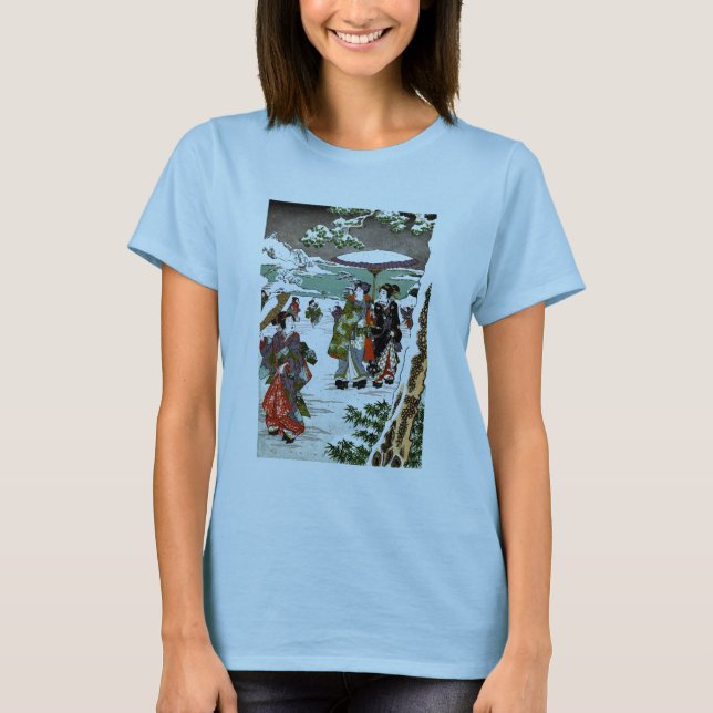 Japanese Snowscape T-Shirt (Front)