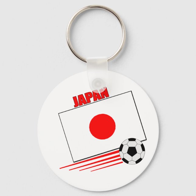 Japanese Soccer Team Key Ring (Front)