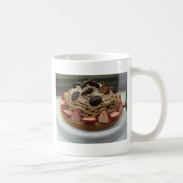 Japanese Spaghetti & Strawberry Cake Coffee Mug (Right)