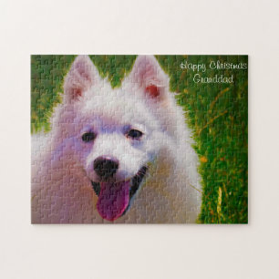 Japanese Spitz Dog. Jigsaw Puzzle