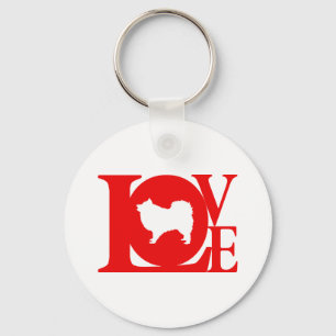 Japanese Spitz Key Ring