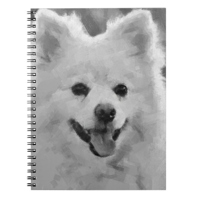 Japanese Spitz Notebook (Front)