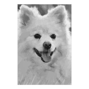 Japanese Spitz Photo Print