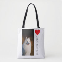 Japanese Spitz Tote Bag