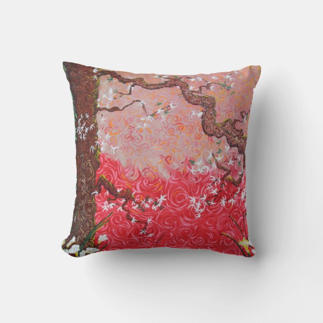"Japanese Spring" pillow (Front)