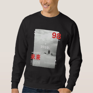 Japanese Street Cyberpunk Tokyo Streetwear Aesthet Sweatshirt
