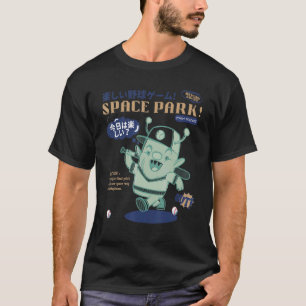 Japanese Streetwear Women Men Space Baseball Alien T-Shirt