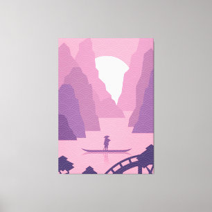 Japanese Style Art Canvas Print