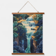 Japanese Style Cascading Waterfall