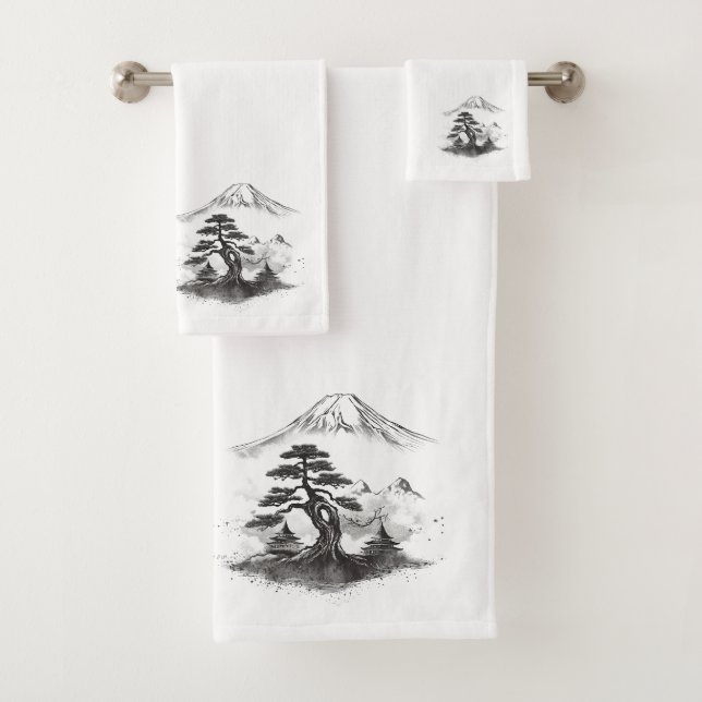 Japanese Style Collection Bath Towel Set (Insitu)