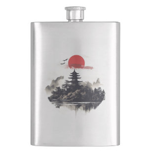 Japanese Style Collection Hip Flask
