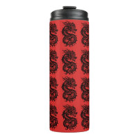 Japanese-Style Dragon Pattern Design