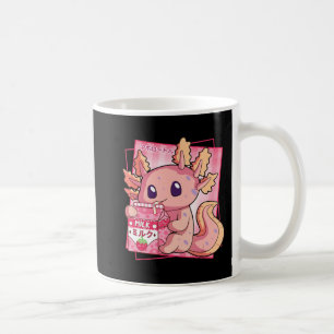 Japanese Style Kawaii Axolotl Strawberry Milk Anim Coffee Mug