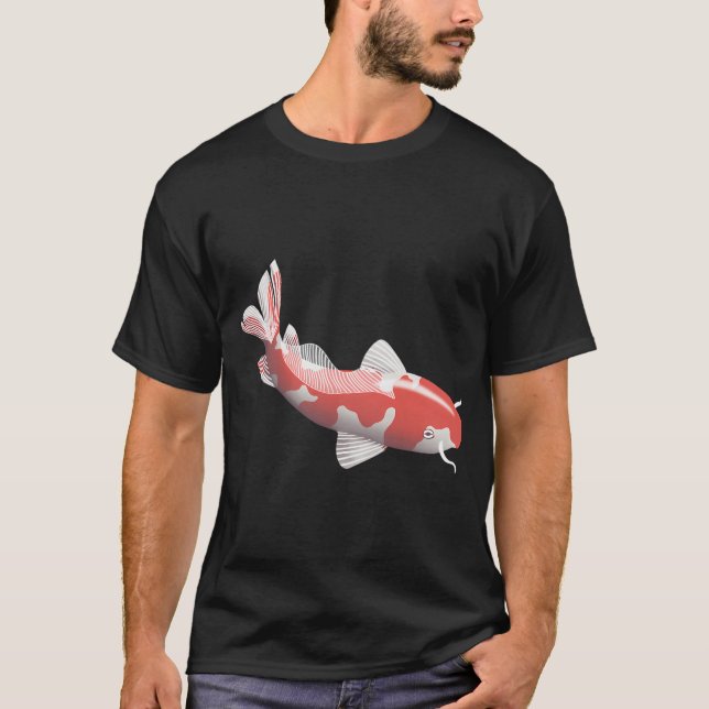 Japanese style koi fish T-Shirt (Front)