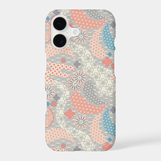 Japanese style pattern. Illustration. (Back)