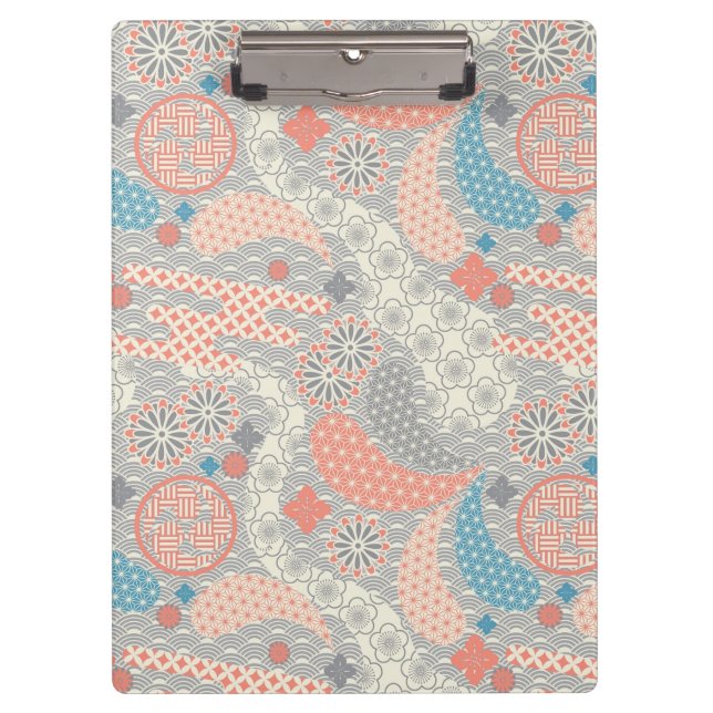 Japanese style pattern. Illustration. Clipboard (Front)
