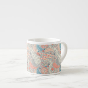 Japanese style pattern. Illustration. Espresso Cup