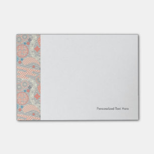 Japanese style pattern. Illustration. Post-it Notes