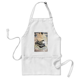 Japanese sumo-wrestler standard apron