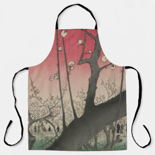 Japanese sunrise sunset plum estate trees apron
