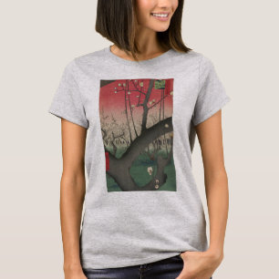 Japanese sunrise sunset plum estate trees T-Shirt
