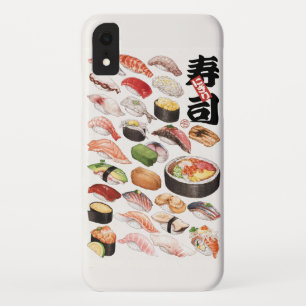 Japanese Sushi Food Illustration Case-Mate iPhone Case
