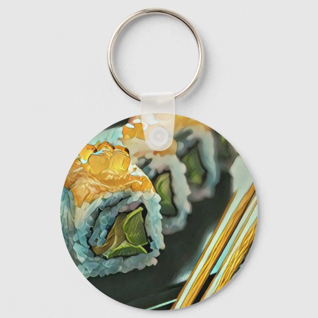 Japanese sushi key ring (Front)