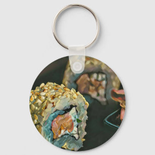 Japanese sushi key ring
