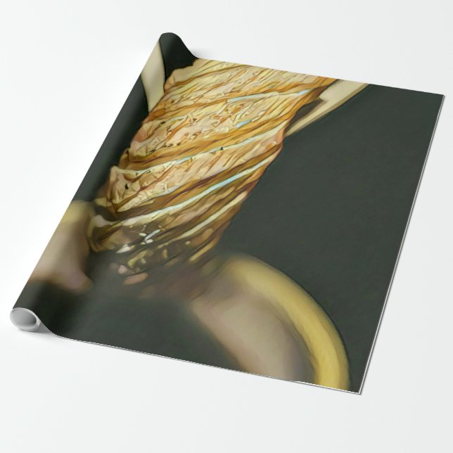 Japanese sushi lover wrapping paper (Unrolled)