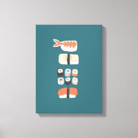 Japanese Sushi Nigiri Maki Roll