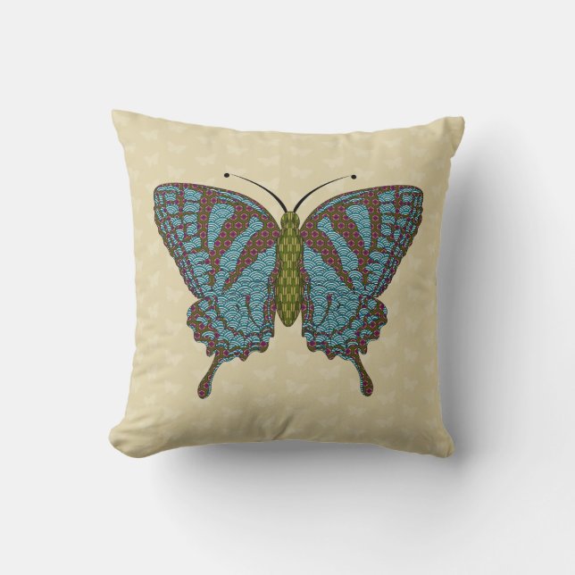 Japanese Swallowtail Pillow (Front)
