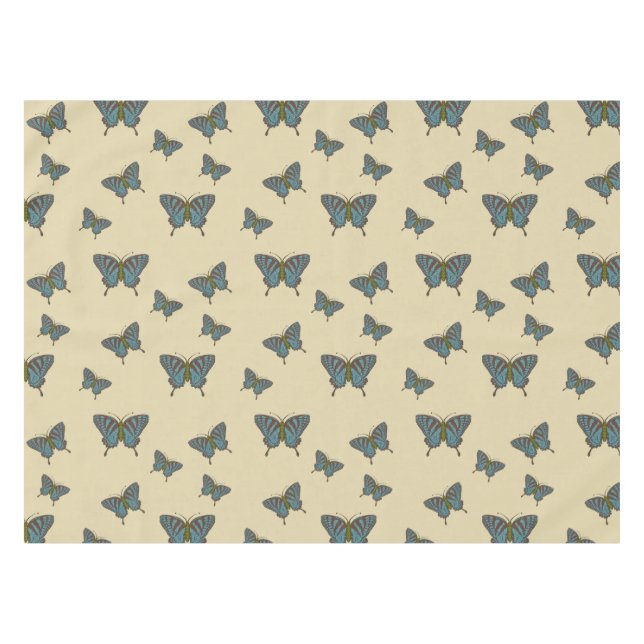 Japanese Swallowtail Tablecloth (Front (Horizontal))