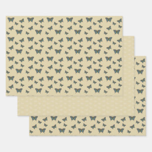 Japanese Swallowtail Wrapping Paper Set