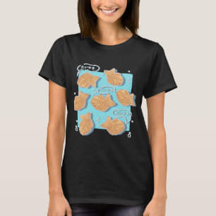 Japanese Taiyaki fish pattern T-Shirt
