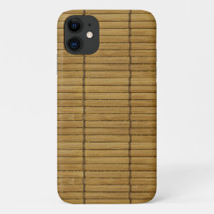 Japanese Tatami Mat, Bamboo Mat, Bamboo Planks iPhone 11 Case