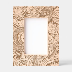 Japanese tattoo art etched frames