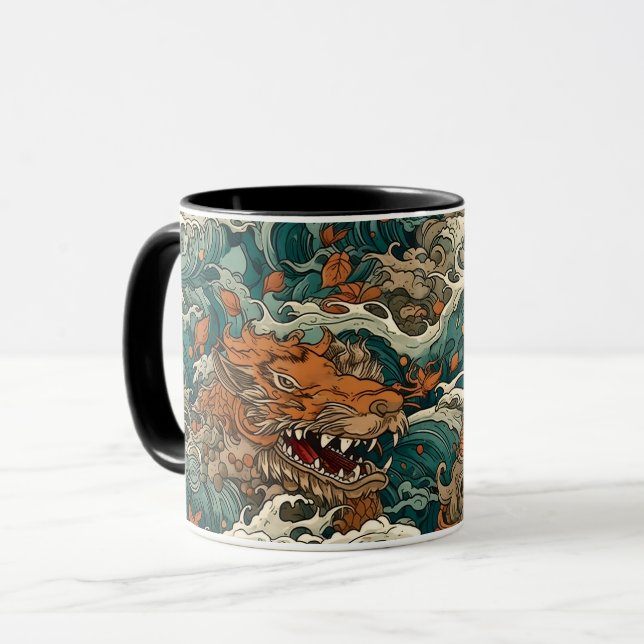 Japanese Tattoo Art Mug (Front Left)