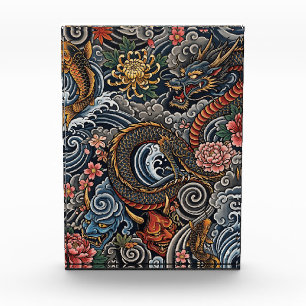 Japanese tattoo art photo block