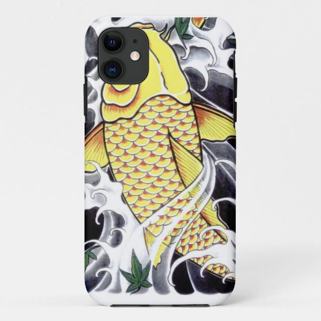 Japanese Tattoo Koi Fish Design Case-Mate iPhone Case (Back)