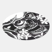 Japanese tattoo skull