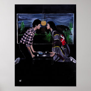 Japanese Tea Ceremony Painting by Alfred Fox Poster