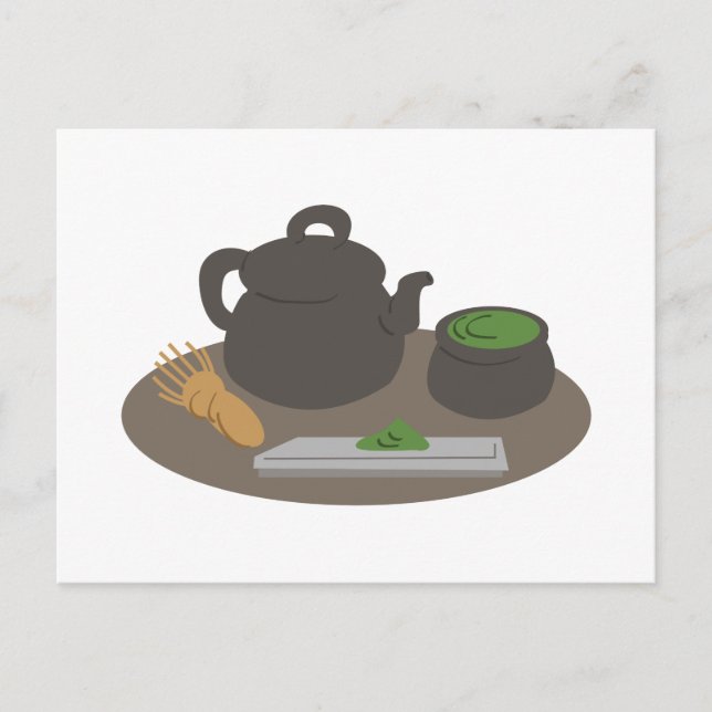 Japanese Tea Ceremony Postcard (Front)