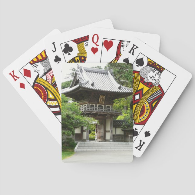 Japanese Tea Garden in San Francisco Playing Cards (Back)