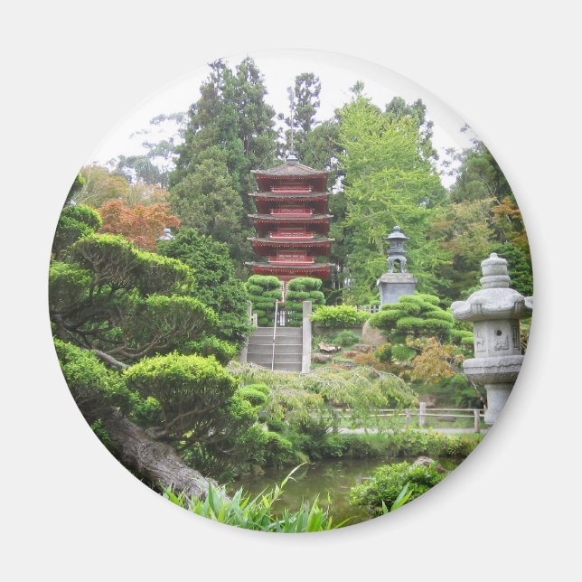 Japanese Tea Garden Magnet (Front)