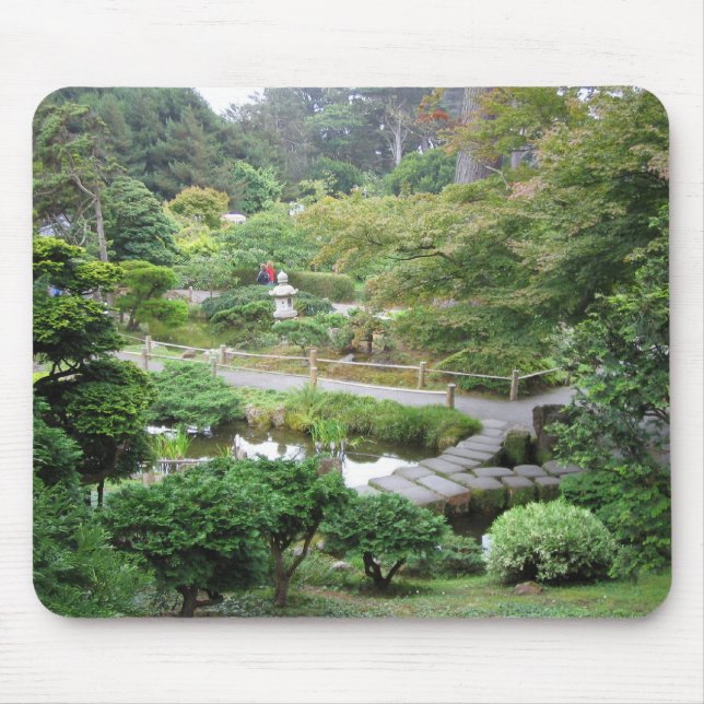 Japanese Tea Garden Mouse Pad (Front)