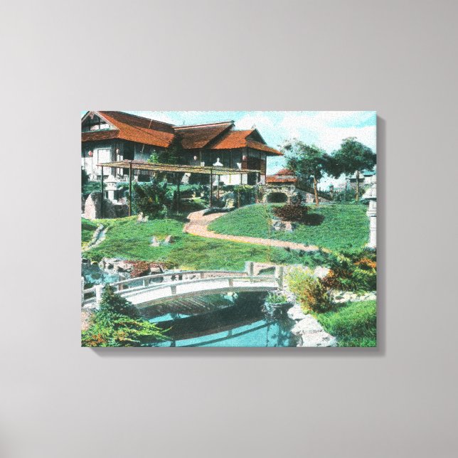 Japanese Tea Garden ViewCoronado, CA Canvas Print (Front)
