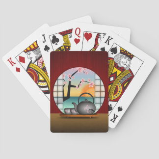 Japanese Tea Room Custom Bicycle® Playing Cards