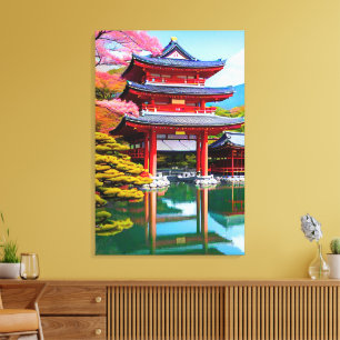 Japanese Temple Canvas Print