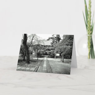 Japanese Temple Garden Card