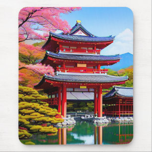 Japanese Temple Mouse Pad